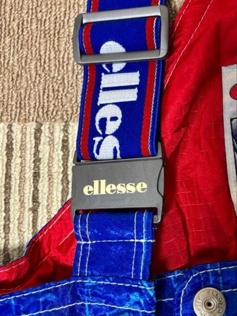 ellesse スキーウェア シルバー/ブルー