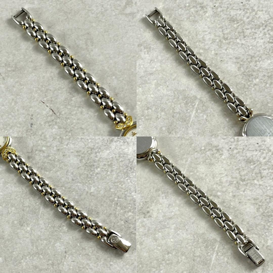 稼働✨SEIKO CREDOR 18KT 天然ダイヤ12P レディース腕時計