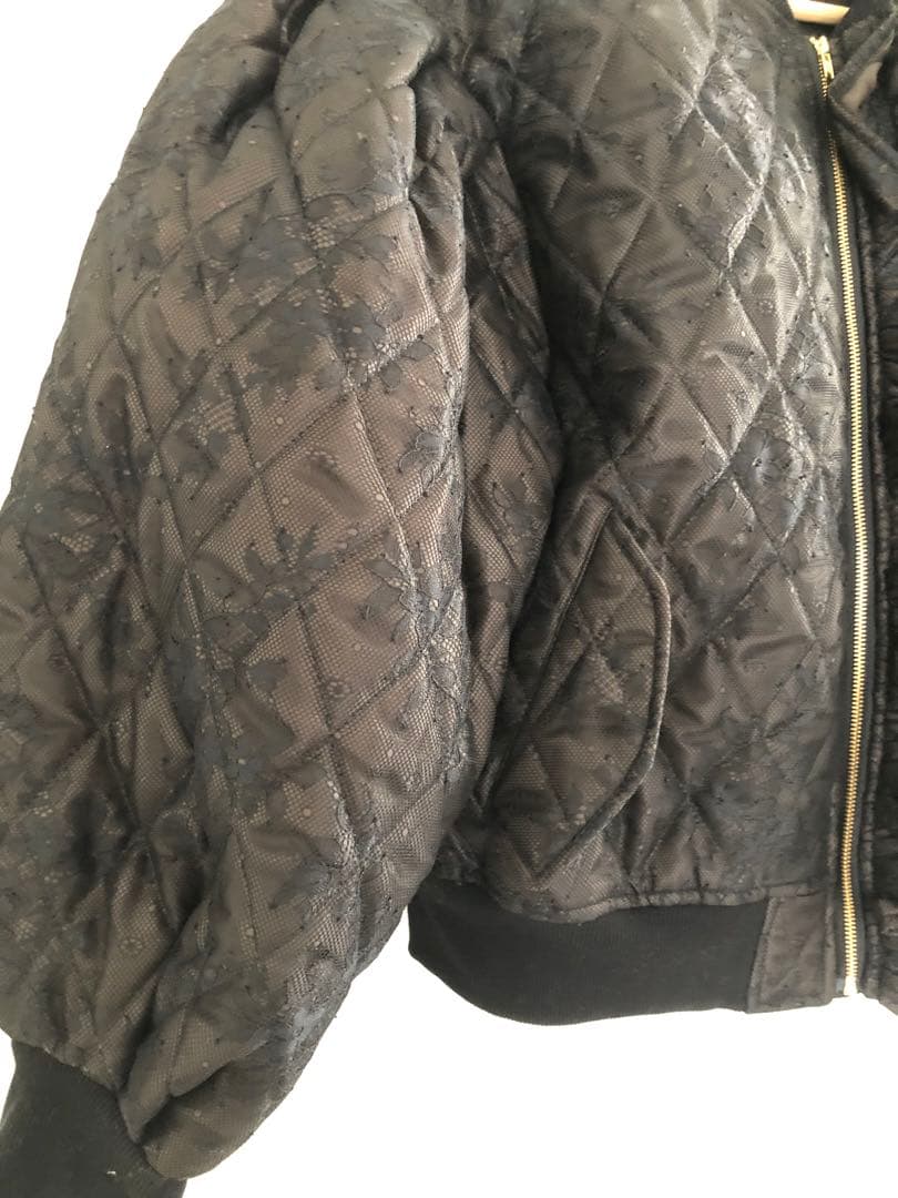 Obli レースフリルブルゾン