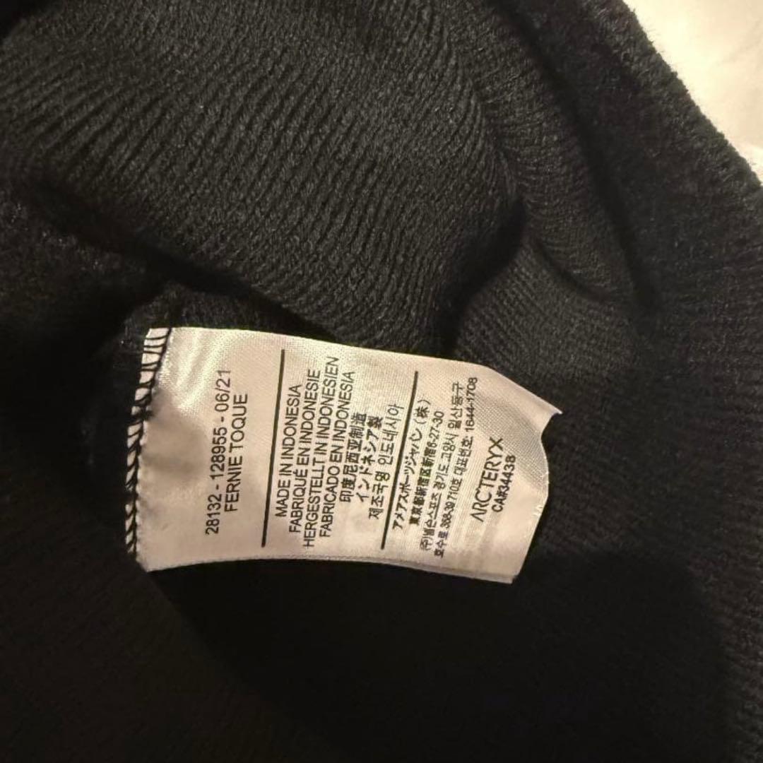 ARC'TERYX 黒 ニット帽