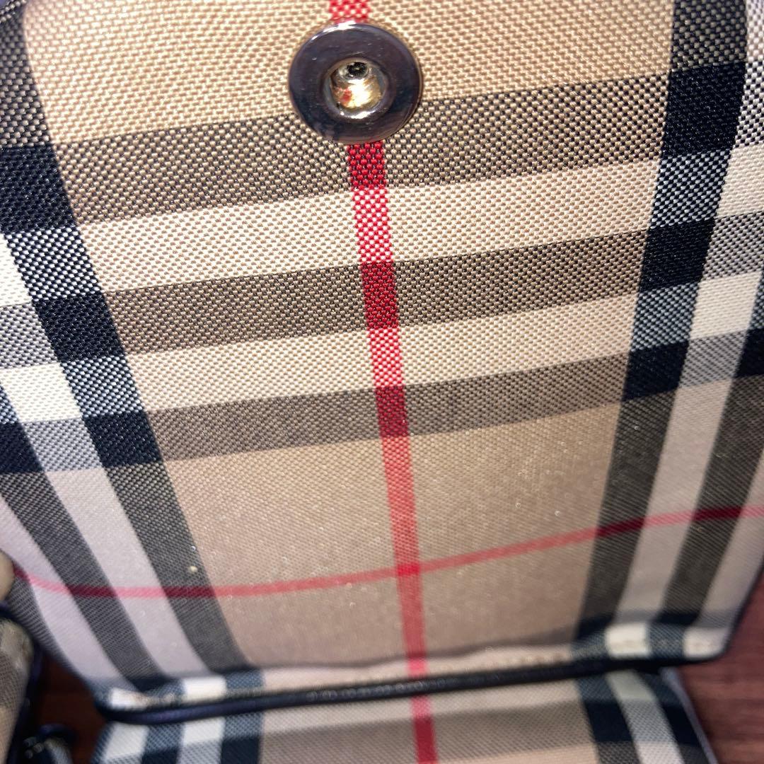 極美品　正規品　BURBERRY レザーグローブ　M バーバリー　手袋　ミトン