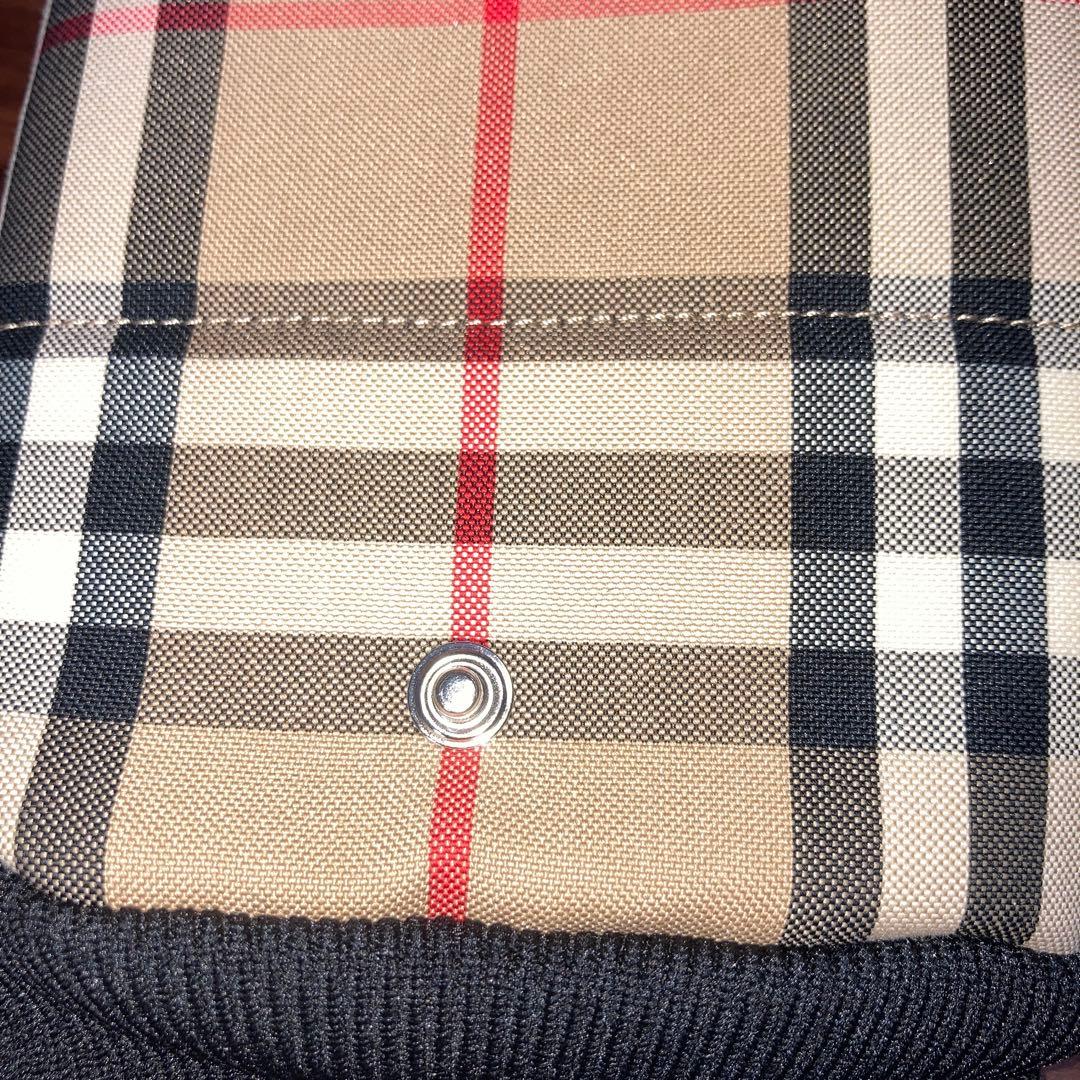 極美品　正規品　BURBERRY レザーグローブ　M バーバリー　手袋　ミトン