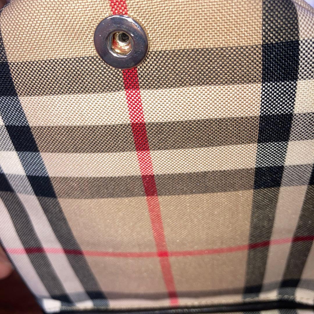 極美品　正規品　BURBERRY レザーグローブ　M バーバリー　手袋　ミトン