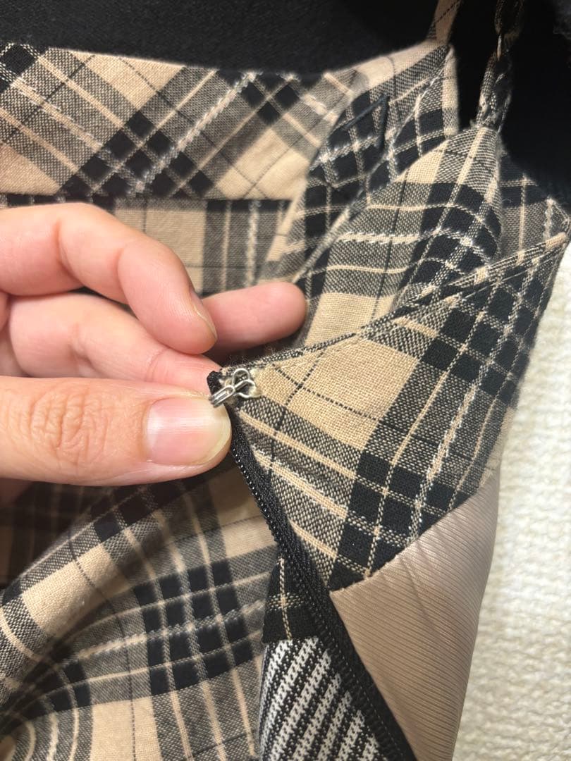 ワンピース andmary Juni check dress