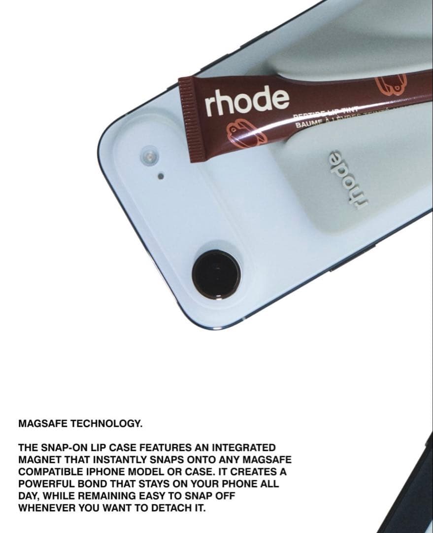 確実正規品 rhode MagSafe対応リップホルダー グレー