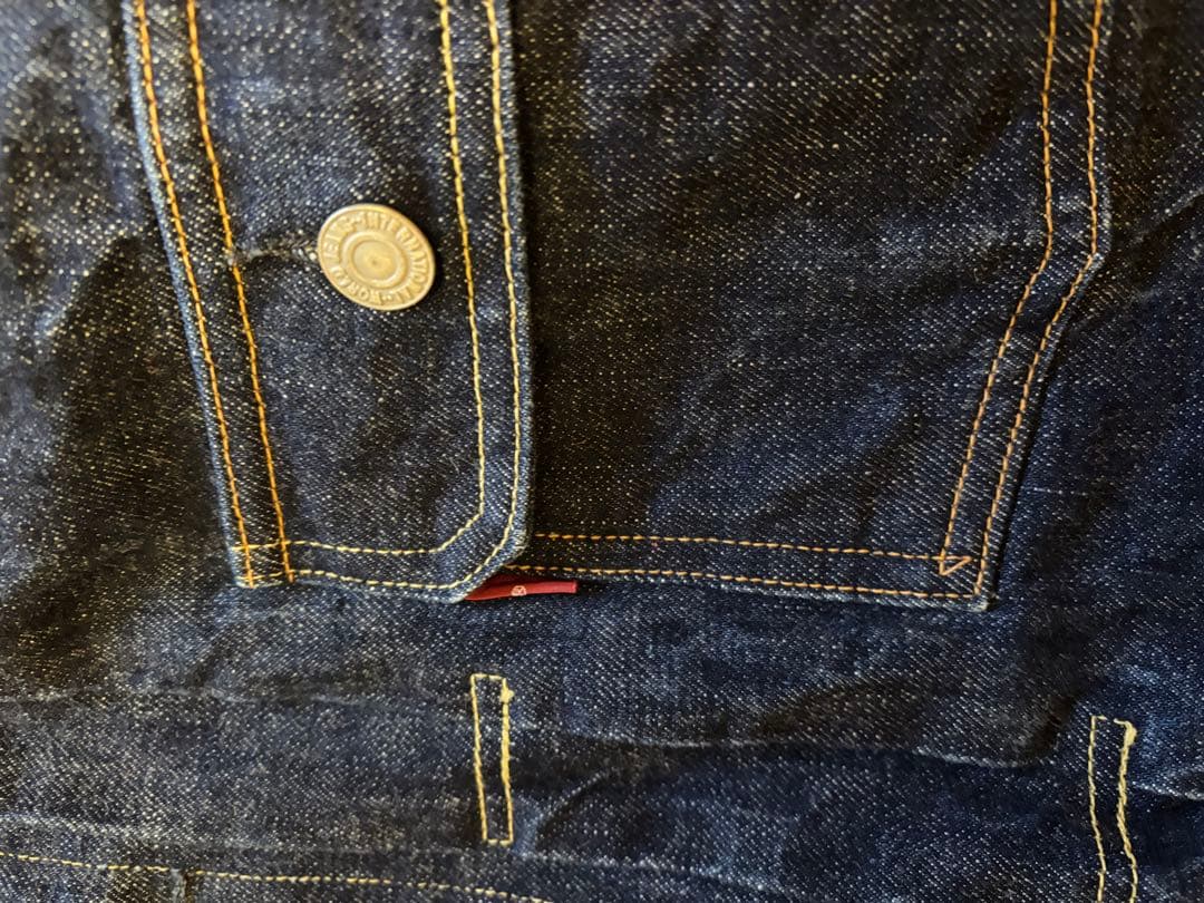 レ*ト様 赤タブ　濃紺美品TCBジーンズ50s サイズ38デニムジャケット