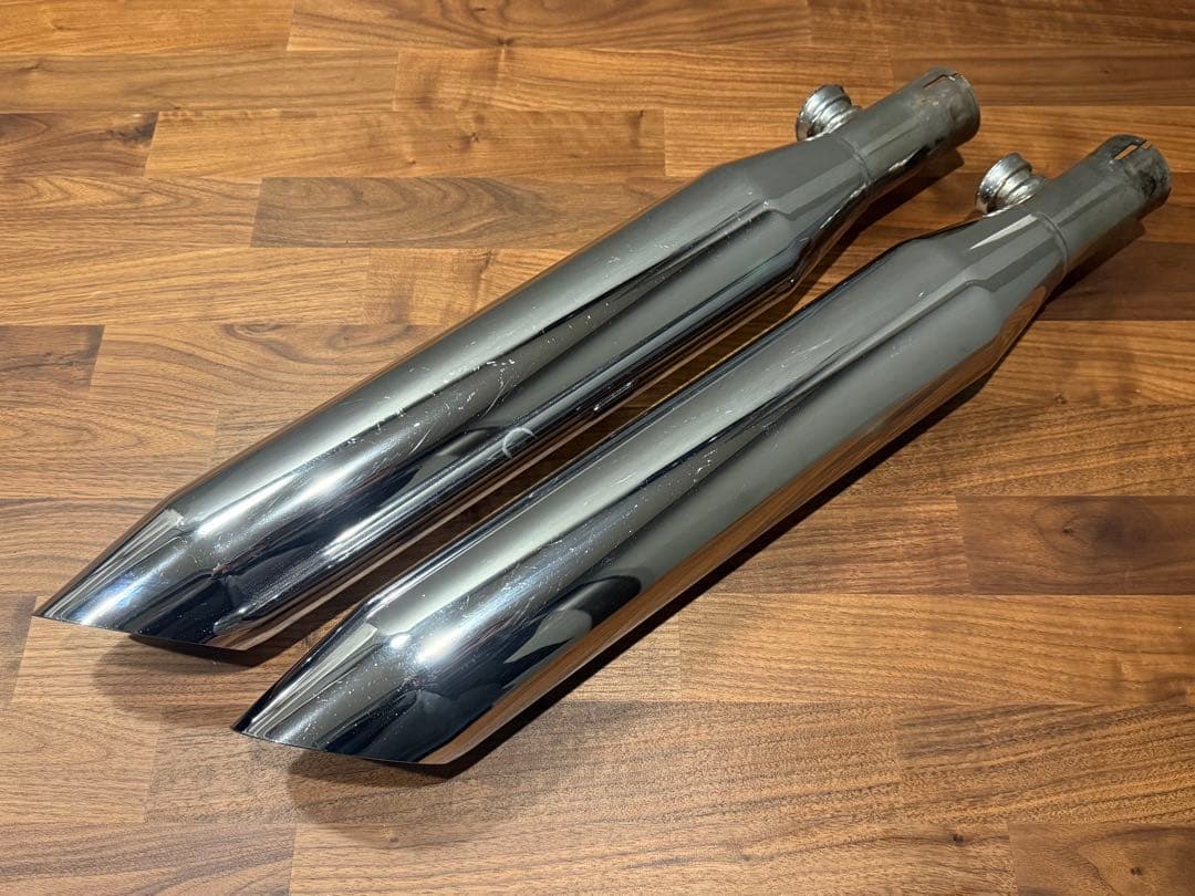 ハーレー スポーツスター バロニーカット 北米 純正 マフラー スリップオン