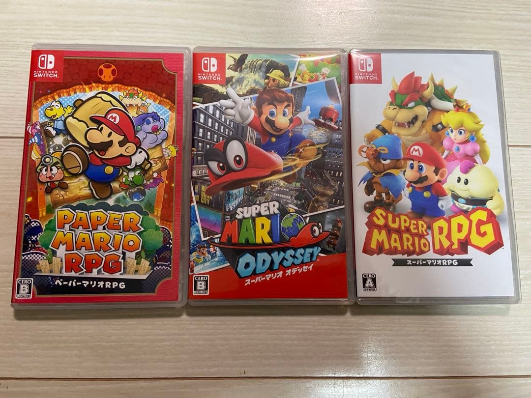 Nintendo Switch マリオシリーズ　3本まとめ売り