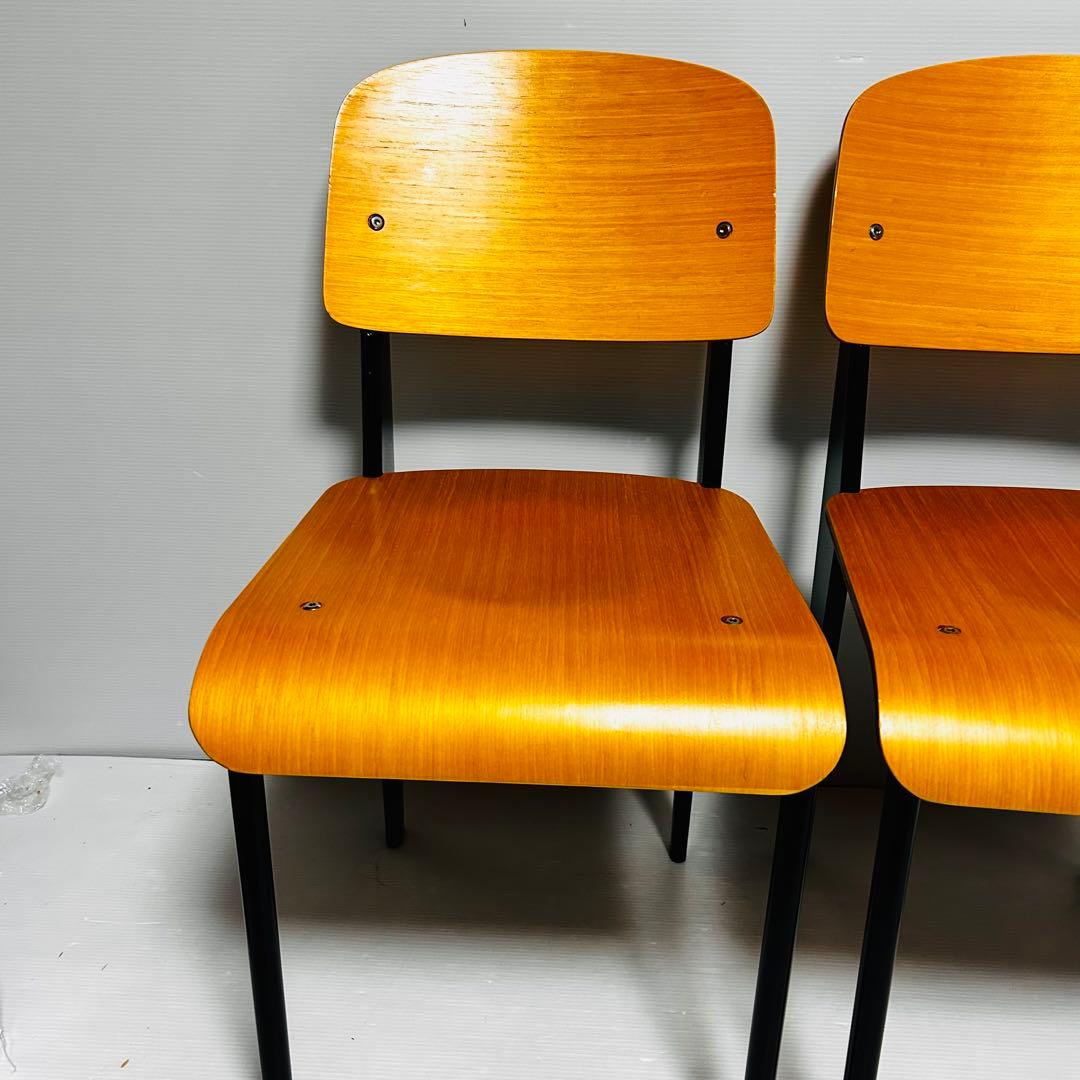 Vitra ジャン プルーヴェ スタンダードチェア リプロダクト品　二脚