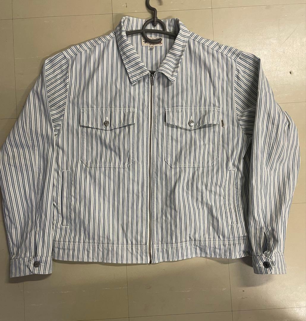 大*犬様 21ss Stussy stripe garage jacket XL