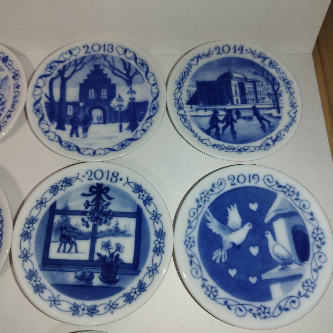 【美品】ロイヤルコペンハーゲン　ミニイヤープレート　計13枚セット