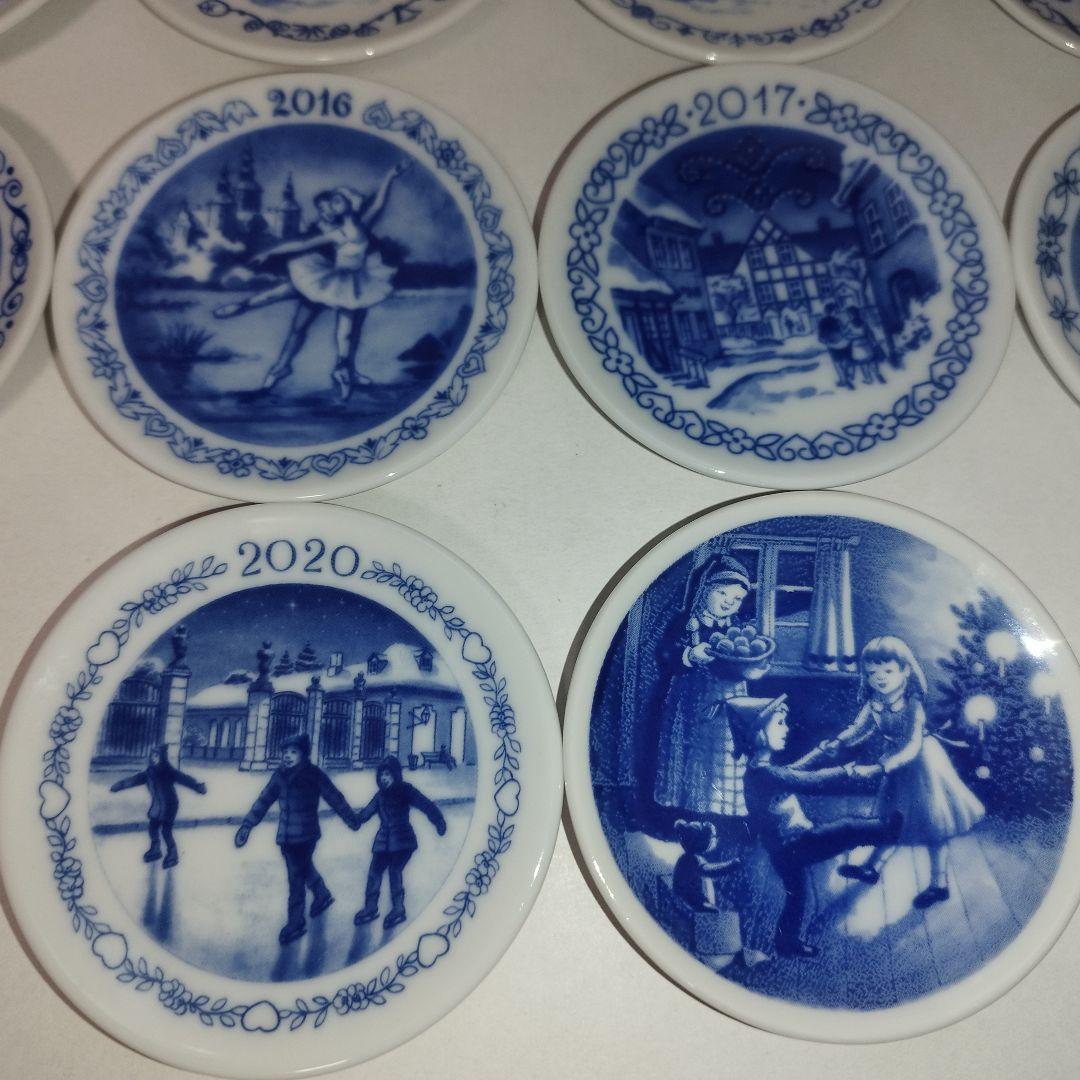 【美品】ロイヤルコペンハーゲン　ミニイヤープレート　計13枚セット