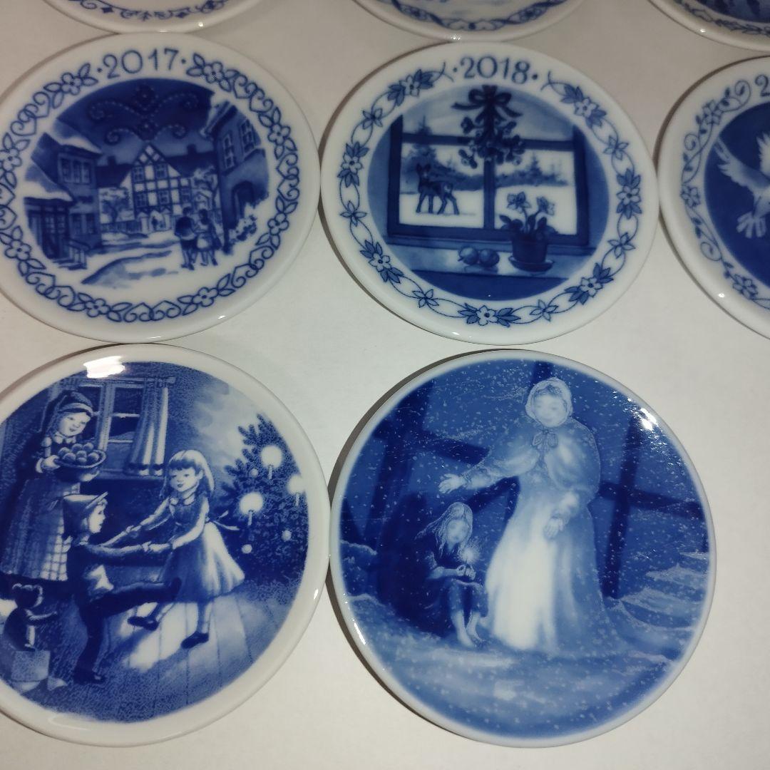 【美品】ロイヤルコペンハーゲン　ミニイヤープレート　計13枚セット