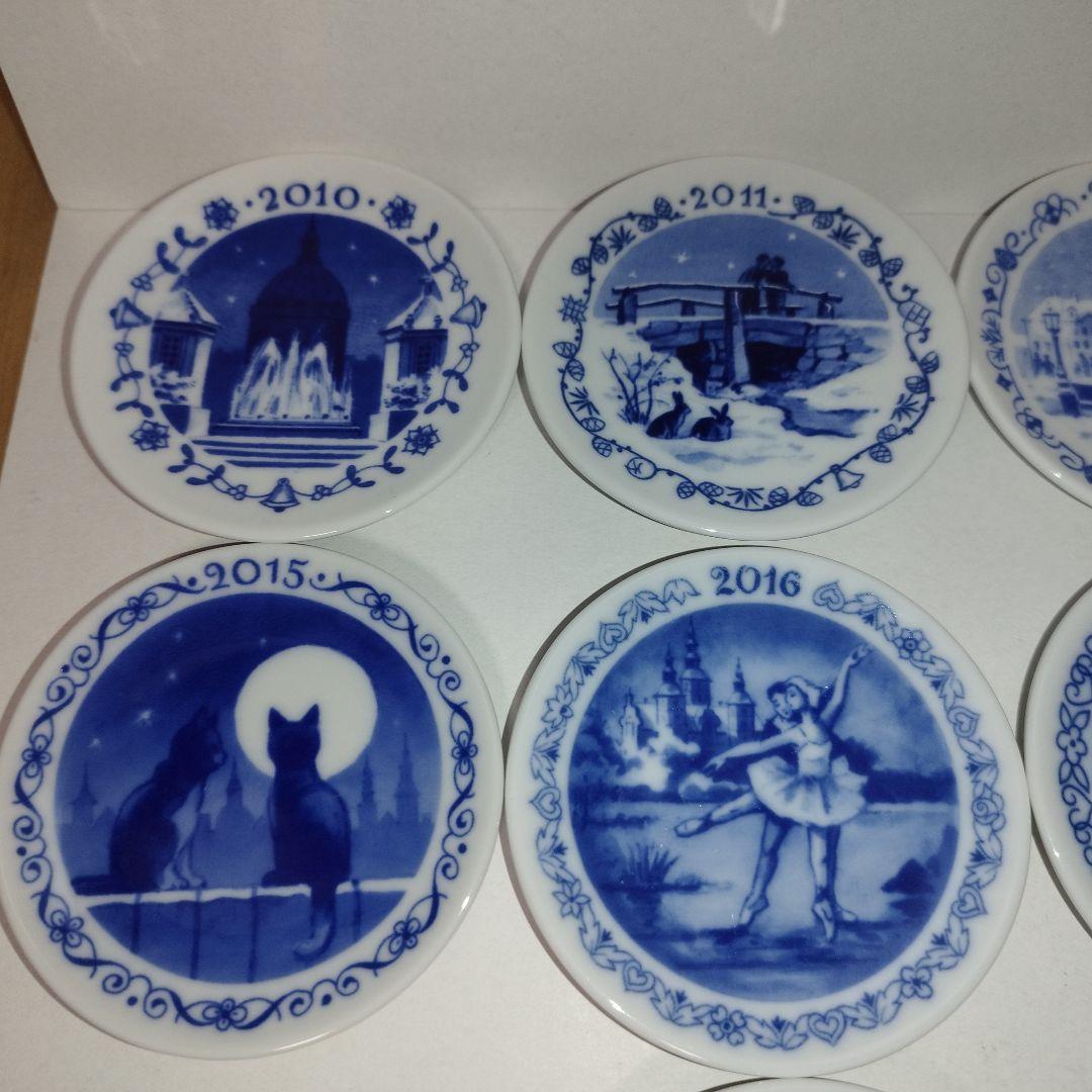 【美品】ロイヤルコペンハーゲン　ミニイヤープレート　計13枚セット