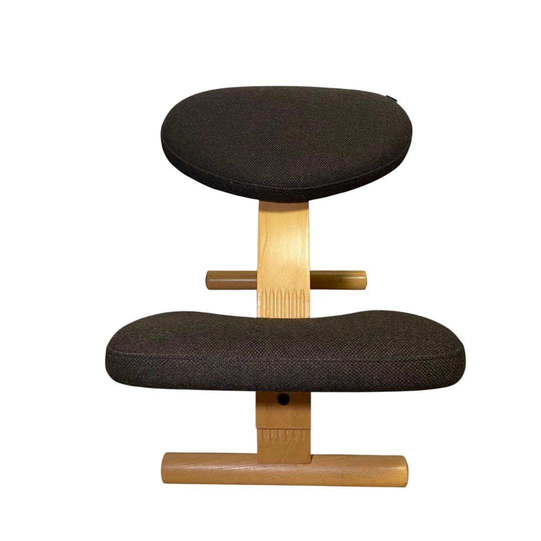 美品★バランスイージー 通常フレーム バランスチェア リボ社 腰痛対策 椅子