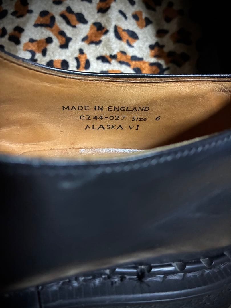 E COX ジョージコックス ラバーソール　アラスカUK6