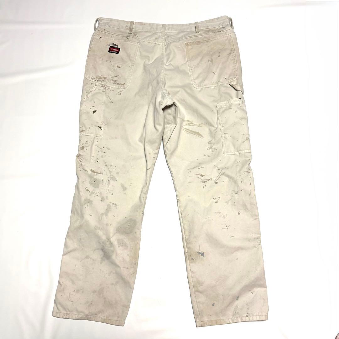 け*ろ様 w104㎝　グランジ　ラングラー　ペンキ　ペインター　ボトムス　オーバ