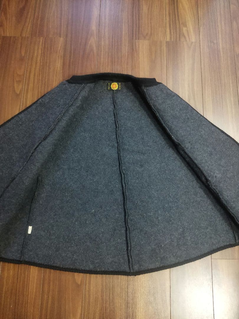 希少♪オーストリア製 ヴィンテージ ケープコート シルバーボタン 70年