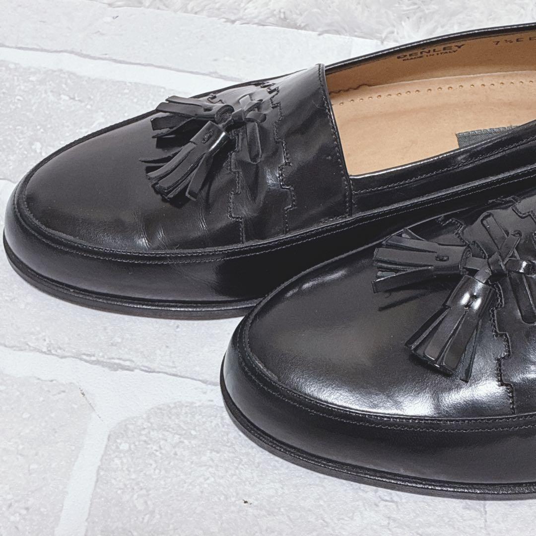BALLY バリー タッセルローファー 黒 25.5cm EEE 美品