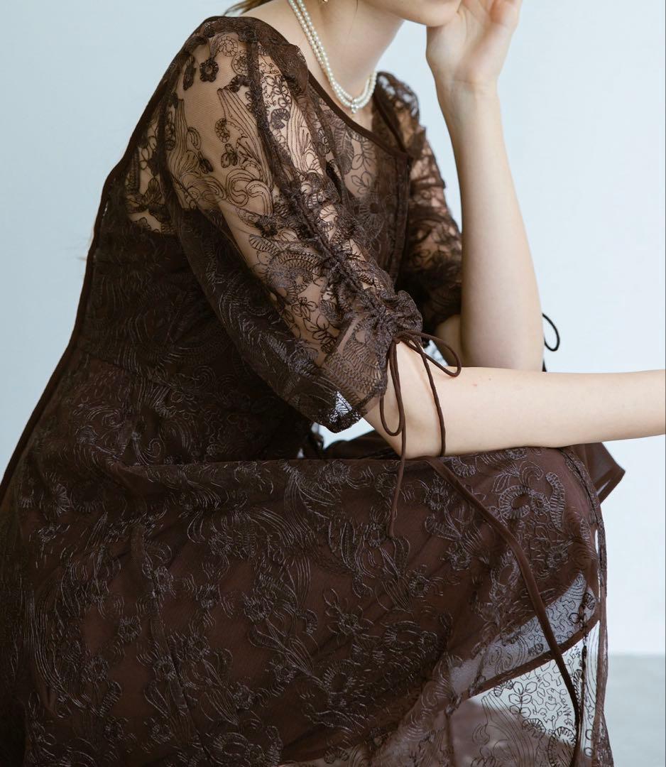 【セール中】Dorry doll エンブロイダリーレイヤードドレス