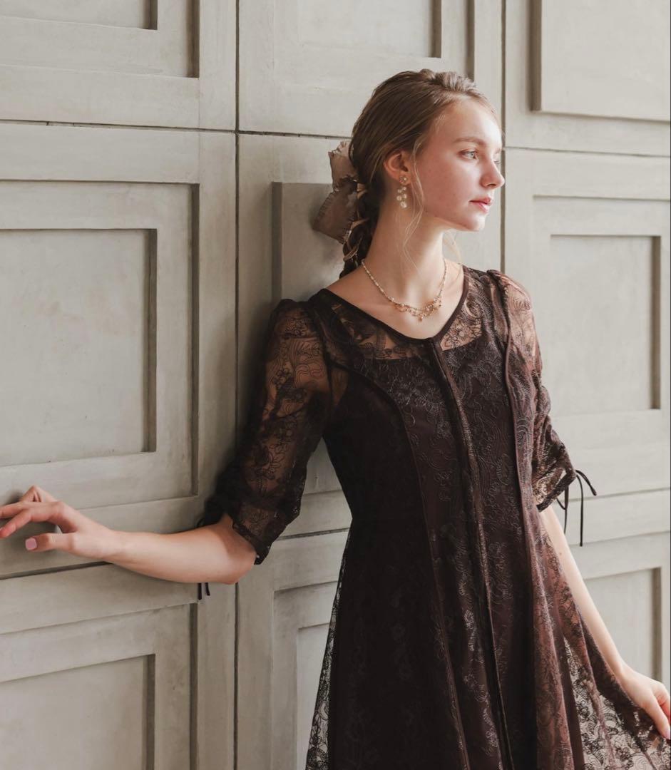 【セール中】Dorry doll エンブロイダリーレイヤードドレス