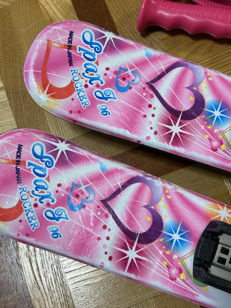 KAZAMA 子供用スキーセット　96cm ブーツ2足付