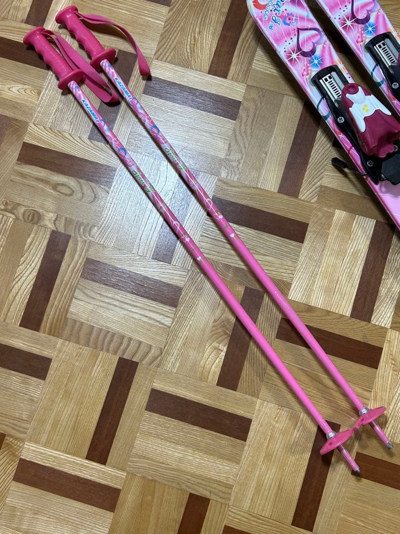 KAZAMA 子供用スキーセット　96cm ブーツ2足付