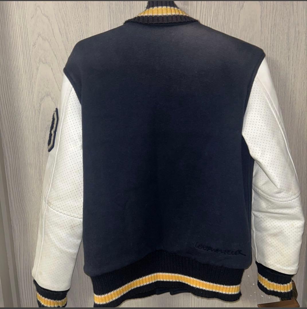 か*う様 T*4様 【希少】loopwheeler ワッペン スタジャン 袖レザ