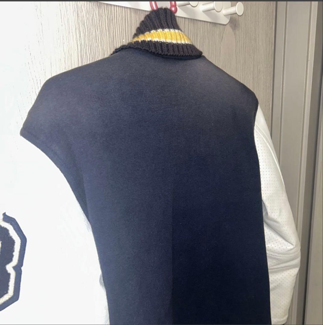 か*う様 T*4様 【希少】loopwheeler ワッペン スタジャン 袖レザ