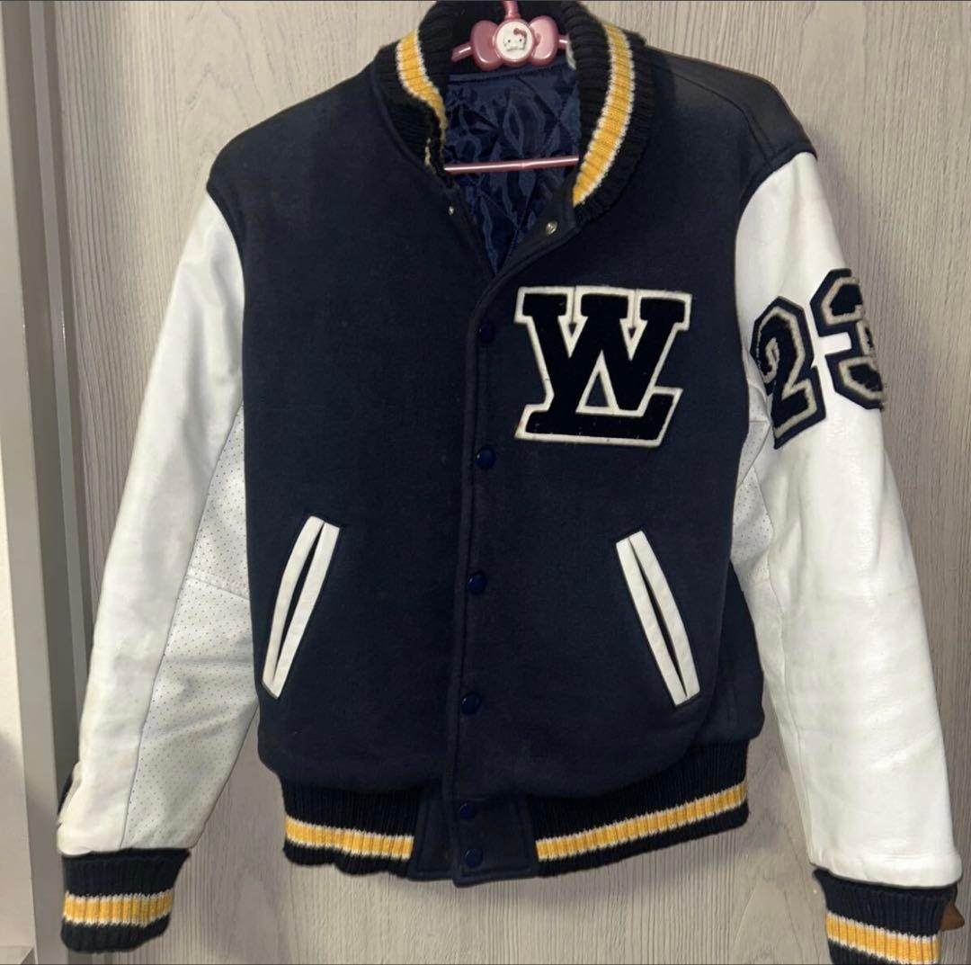 か*う様 T*4様 【希少】loopwheeler ワッペン スタジャン 袖レザ