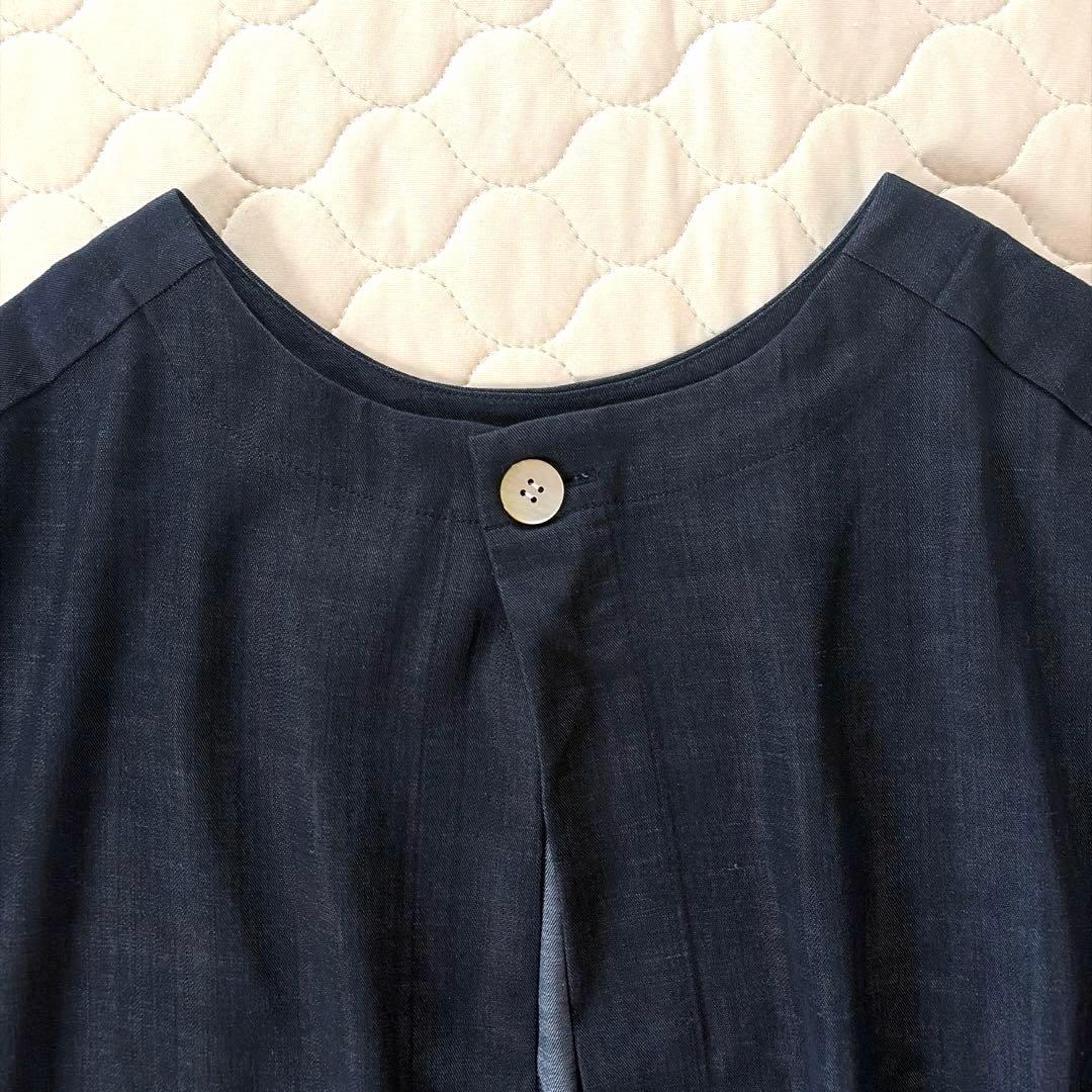 【極美品】BEARDSLEY ショートベスト　ジレ インディゴ　デニム素材