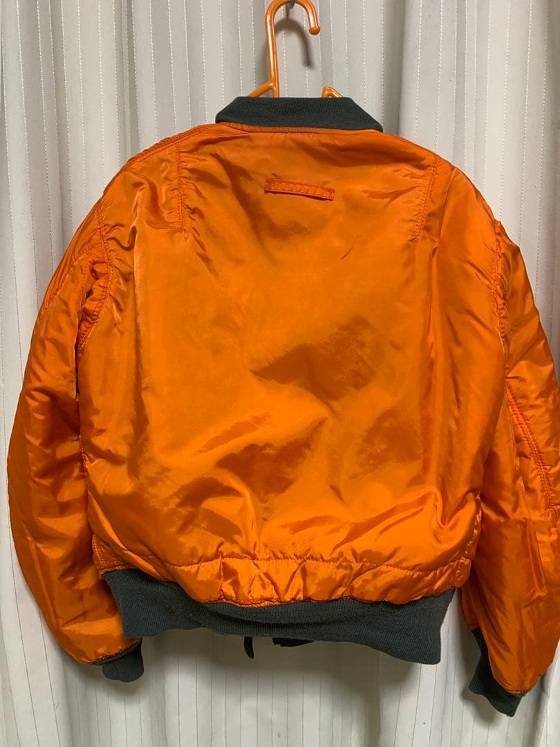 ALPHA. MA1. 90s. MADE. IN. USA カーキーMサイズ