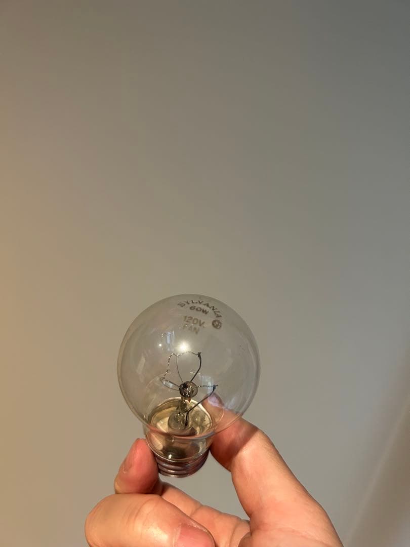 シャンデリアランプ オレンジ