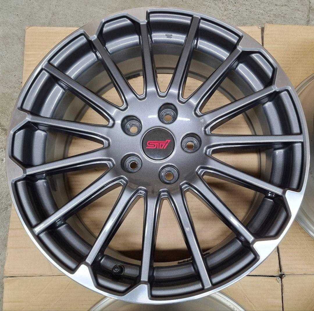 【新車外し】スバル レヴォーグ STIスポーツ 純正 ホイール 4本 7.5J
