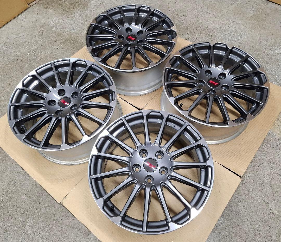 【新車外し】スバル レヴォーグ STIスポーツ 純正 ホイール 4本 7.5J