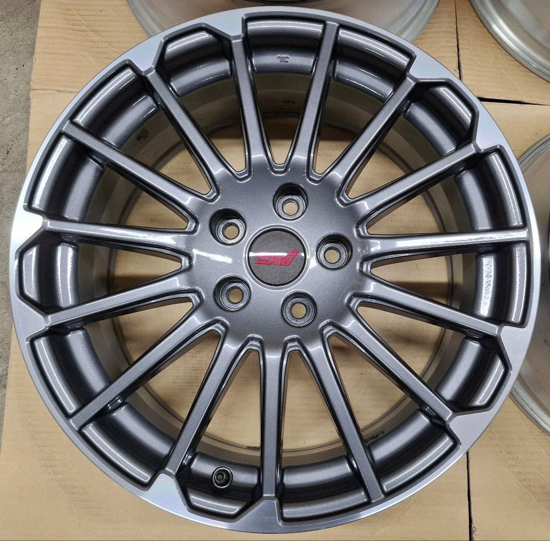 【新車外し】スバル レヴォーグ STIスポーツ 純正 ホイール 4本 7.5J