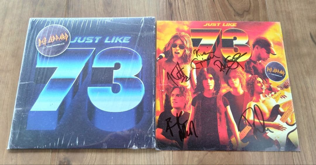 Def Leppard デフ・レパード Just Like 73 サイン付