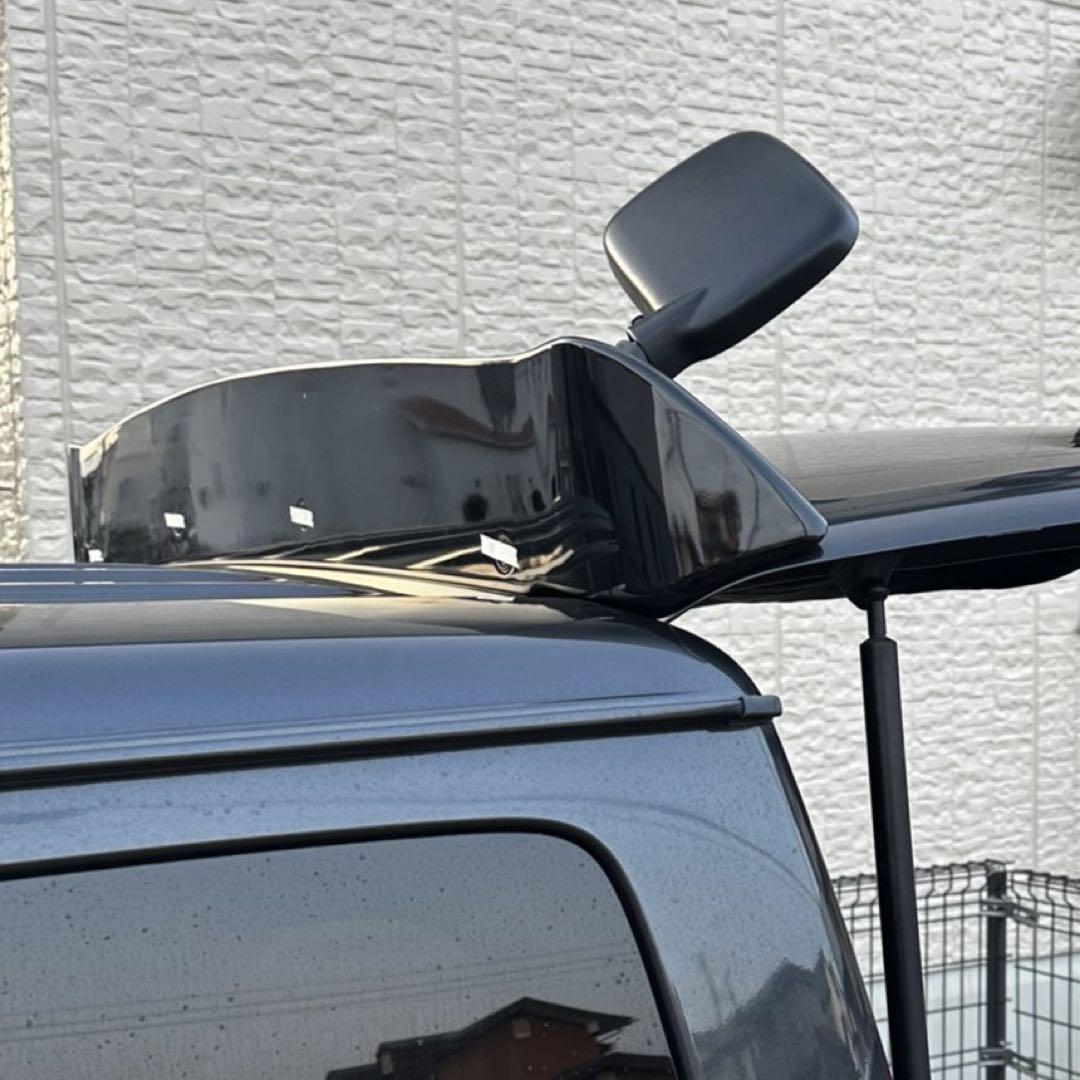 ハイエース 200系 リアゲートスポイラー 209 ブラックマイカ ルーフ 標準