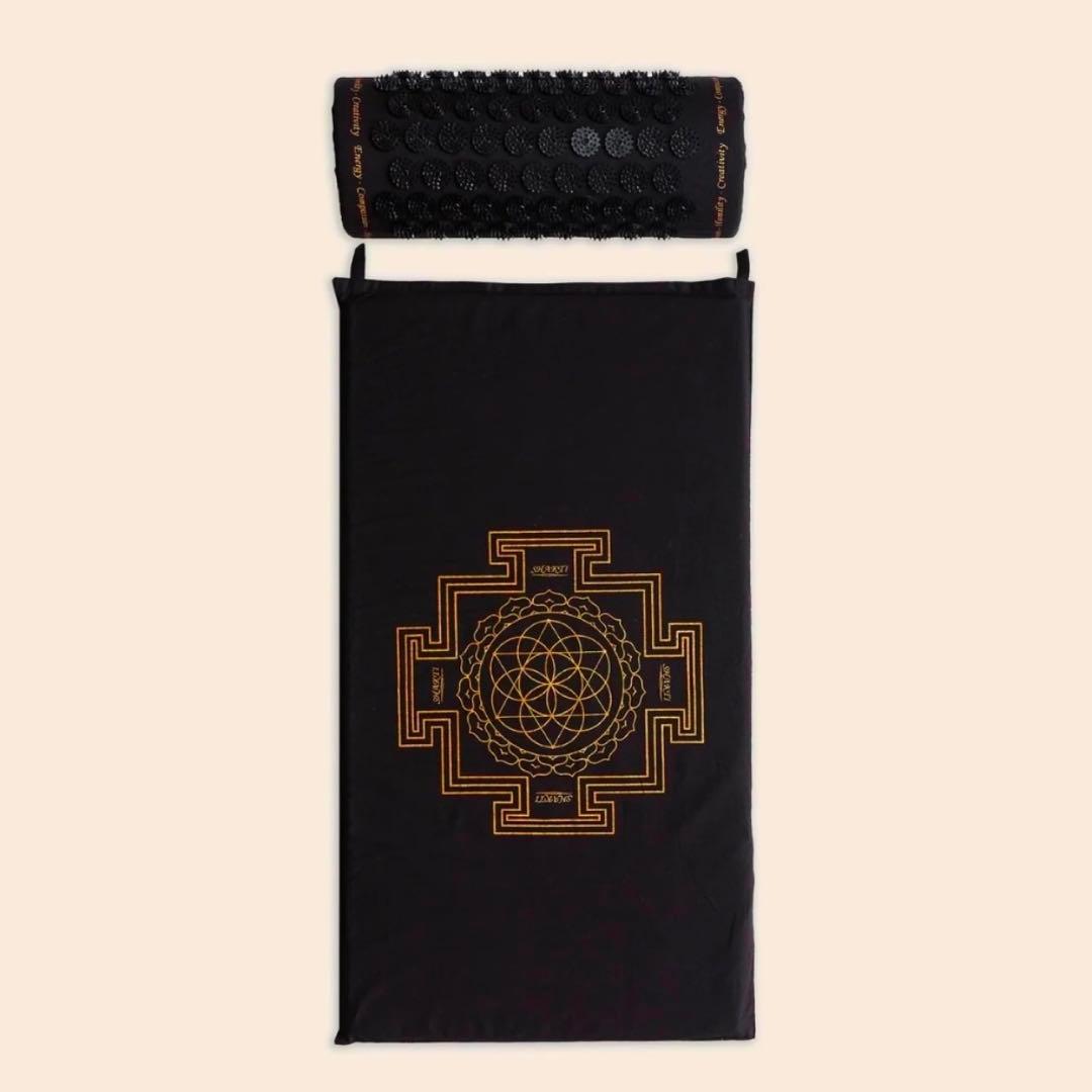 【正規品】新品　シャクティマット＆ピローセット　ブラック　オリジナル　レベル2