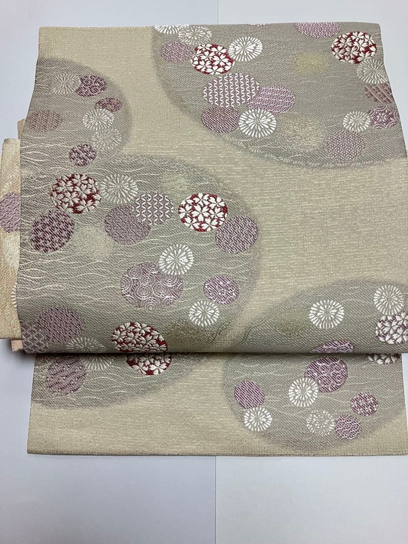 専用です　お仕立て上がり名古屋帯　新品未使用品　正絹　西陣織　No.340