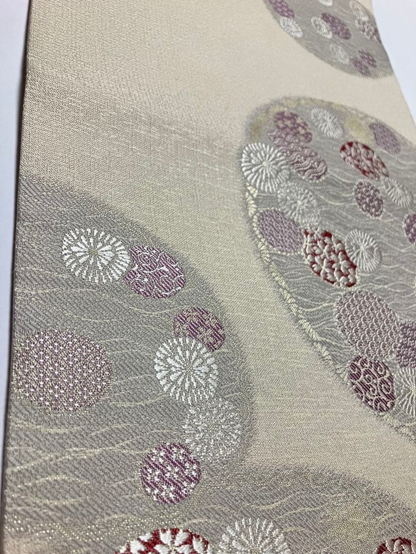 専用です　お仕立て上がり名古屋帯　新品未使用品　正絹　西陣織　No.340