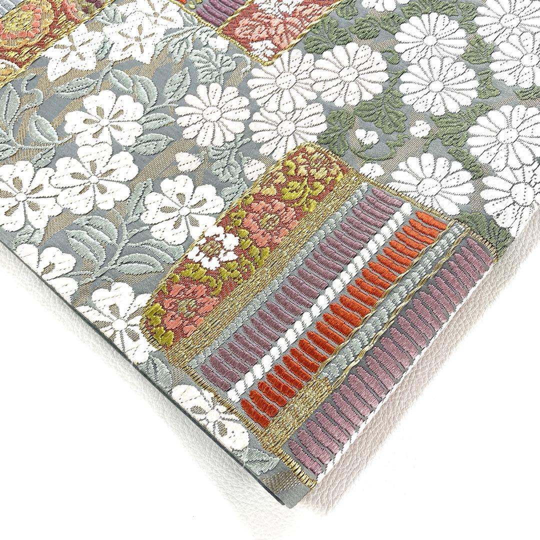 専用帯6143 ●東京ますいわ屋扱い 鎧小花文 高級 正絹 六通 袋帯 威毛