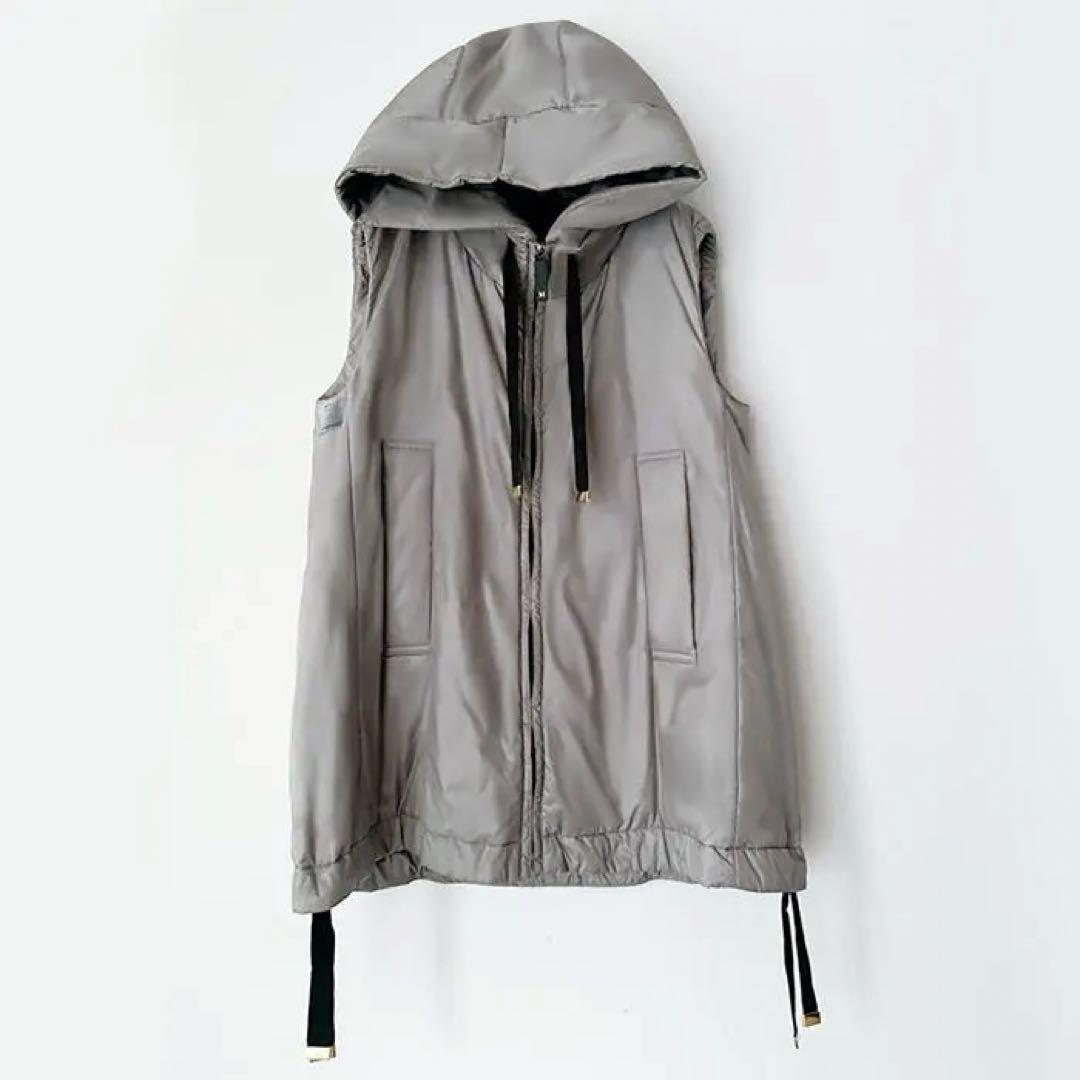 み*ち様 MaxMara The Cube. 　ベスト　キャメル混　CAMELU