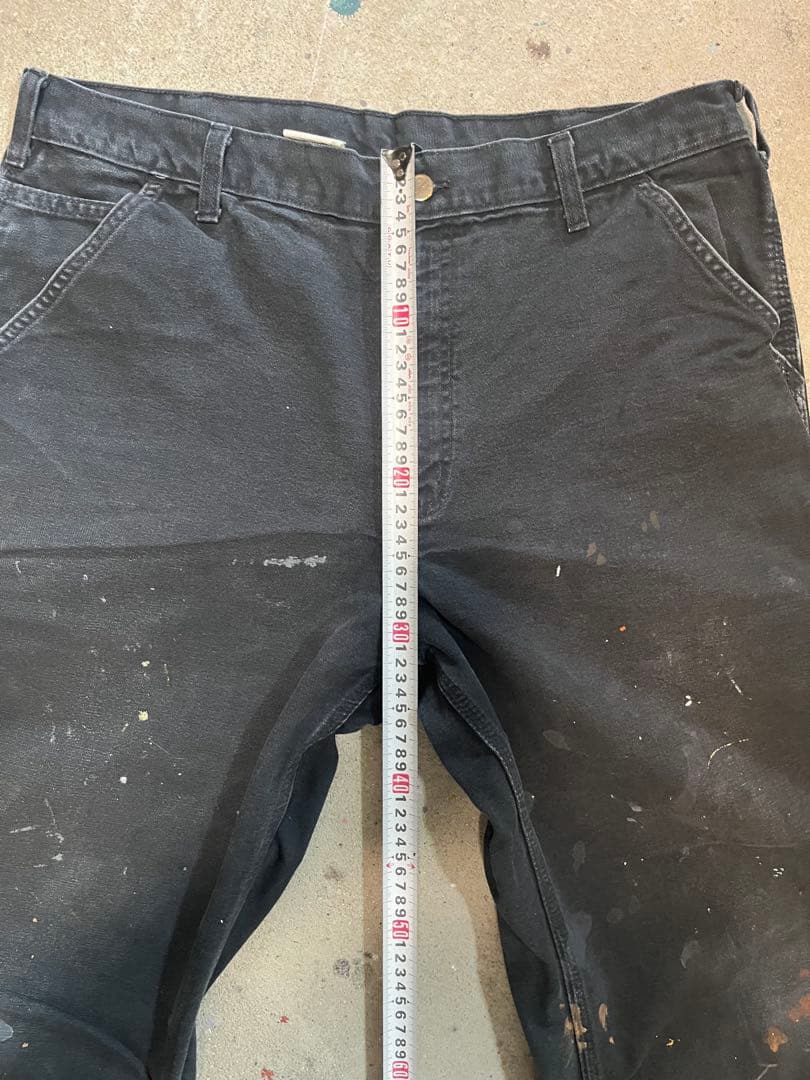 Carhartt 黒 ペインター　ペンキ 90s w38