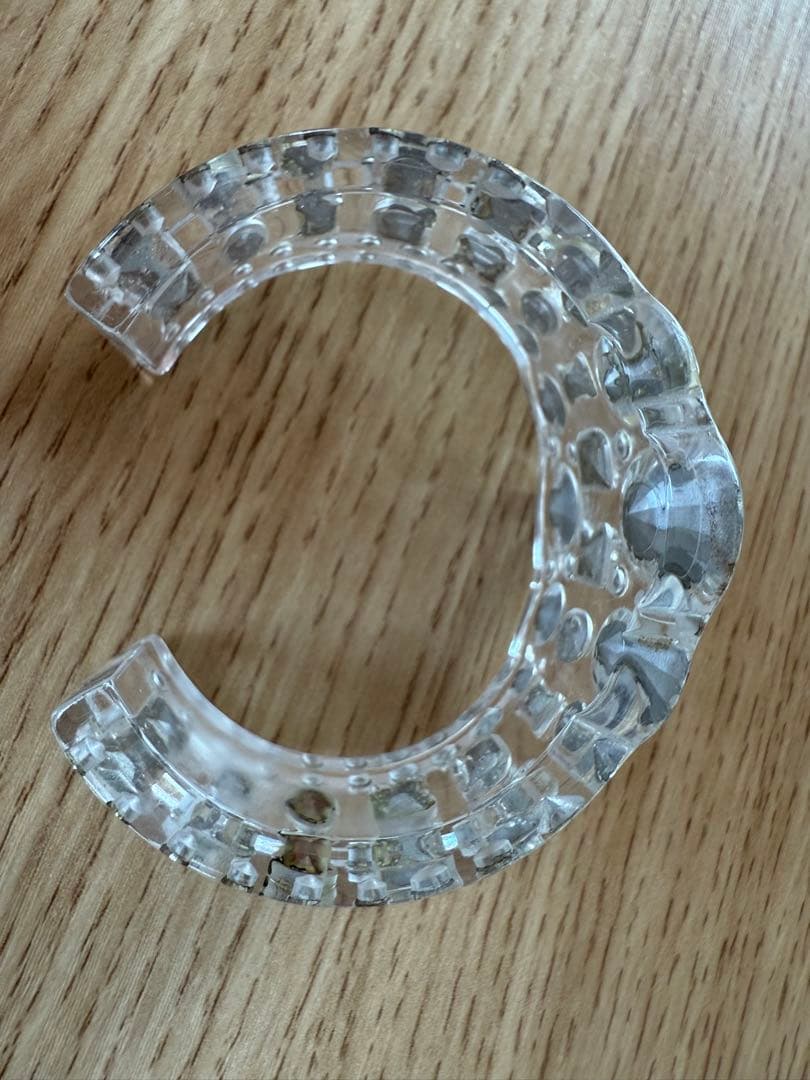 ディオール アクリル バングル クリスタル ビジュー