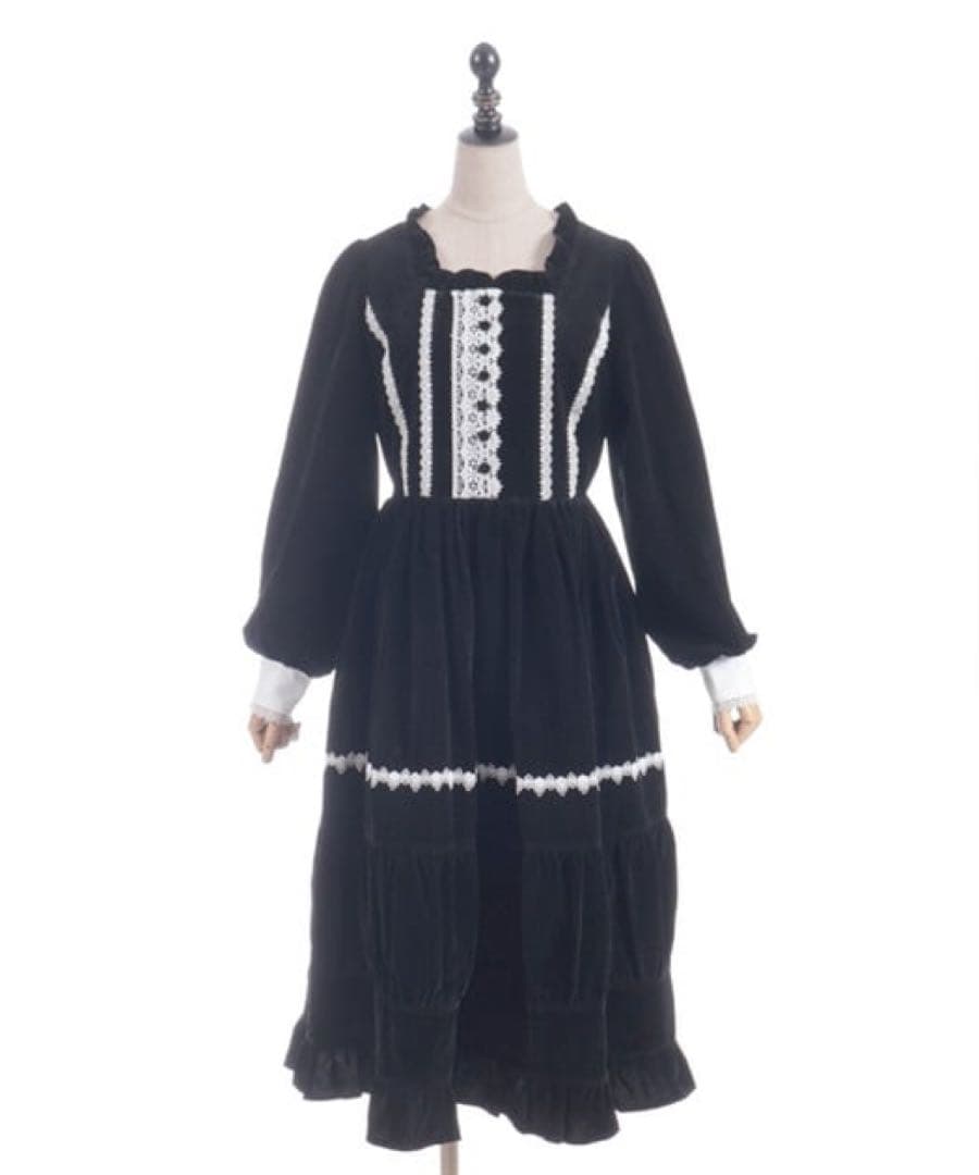 Chalmiere (axes kawaii)ウィンターワンピース 黒