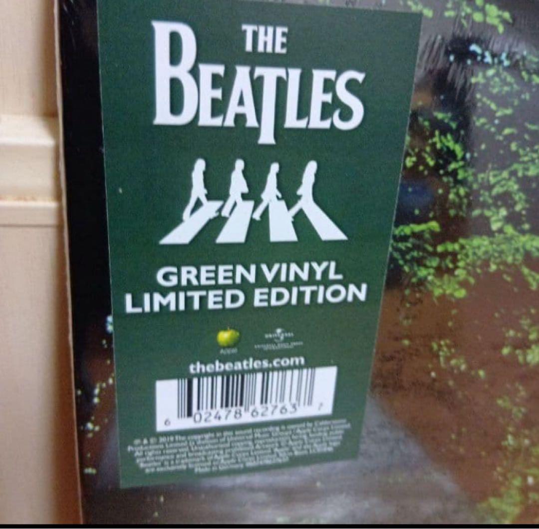 新品★ビートルズ『Abbey Road」180g重量盤 グリーンカラーヴァイナル