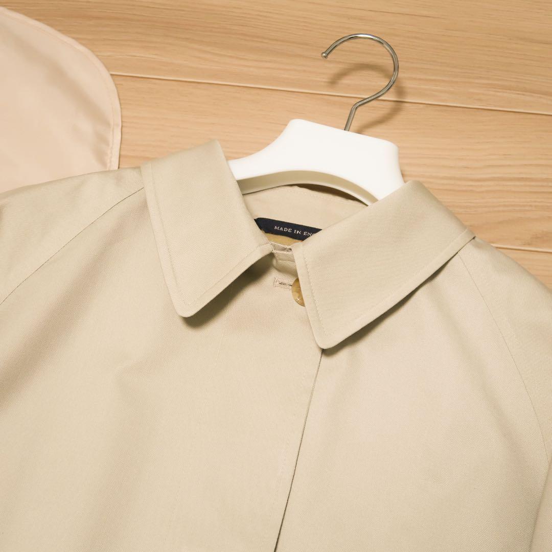 極美品 英国製 BURBERRY LONDON ステンカラーコート バーバリー