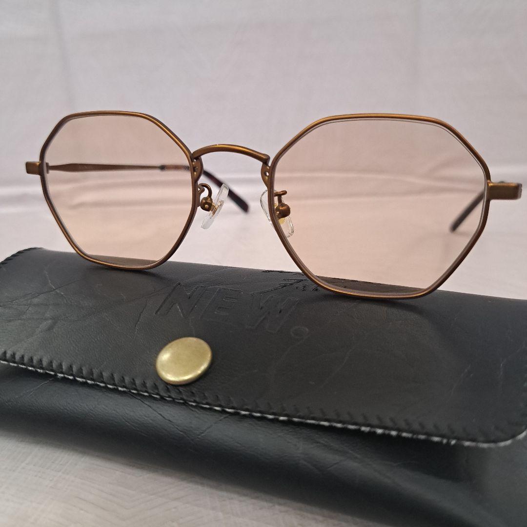 NEW.サングラス ANNEX C-2 アンティークゴールド(ブラウン) 男女兼