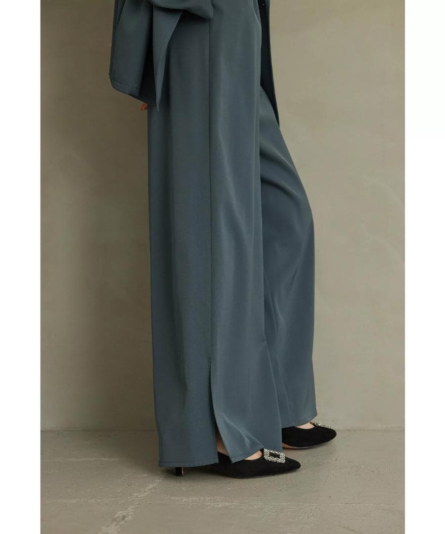 美品 niana ニアナ セットアップパンツドレス オールインワン L 大きい